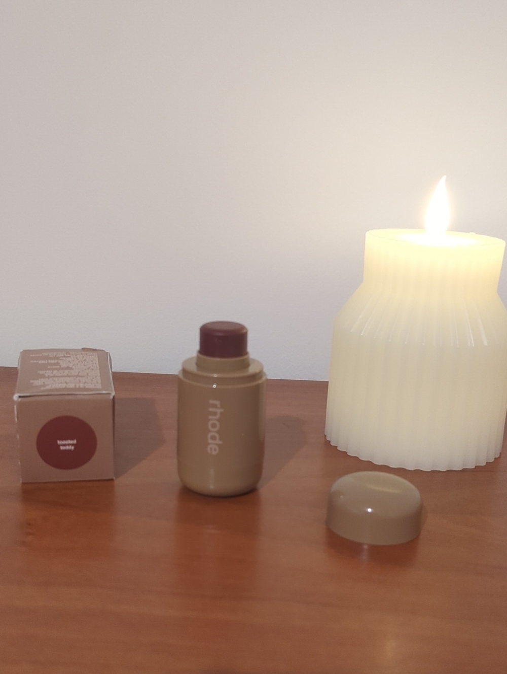 RHODE Cream Blush Stick in Toasted Teddy - Warm Brown